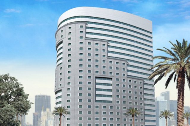 Abu Dhabi, new construction residential and office building