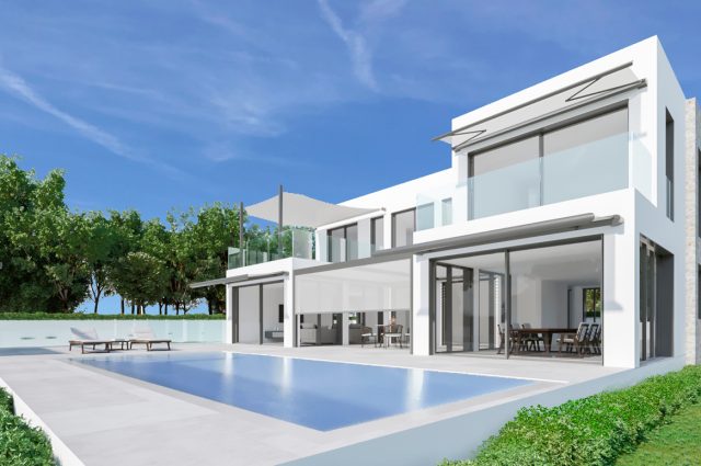 Neubau einer hochwertigen Villa auf Mallorca