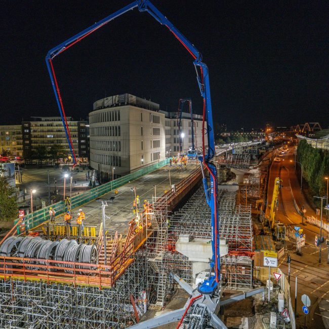 Brückenbau Hochstraße Ludwigshafen